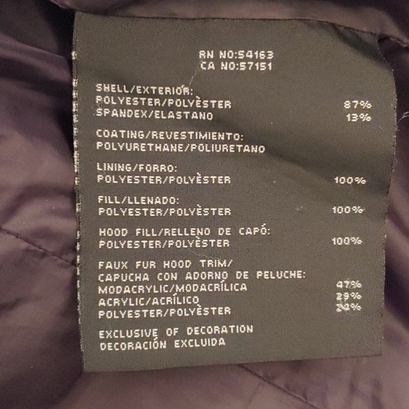 Medium Black Faux Down Coat - Picture 3 of 6